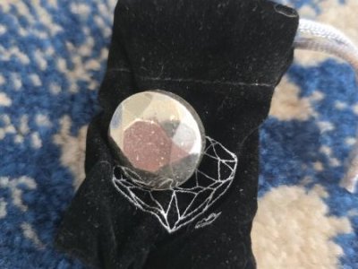 1 Ounce .999 Silver Diamond in Bag