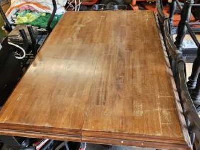 Dining room table and six chairs $100 obo