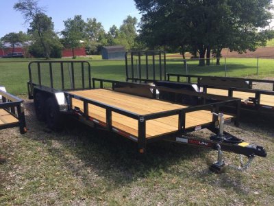 NEW 82"X 16' TANDEM UTILITY TRAILER