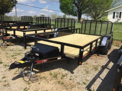 NEW 82X18' UTILITY TRAILER W/ TOOLBOX