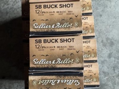 Sellier and Bellot 12 ga 00 BUCK 9-pellet