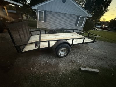 6ft - 4in x 12ft Utility Trailer with Gate