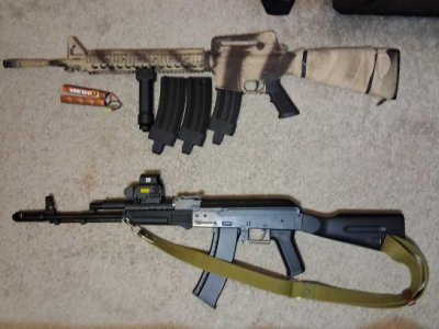 Electric High Powered Airsoft Rifles