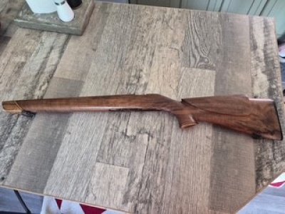 Weatherby walnut stock beautiful